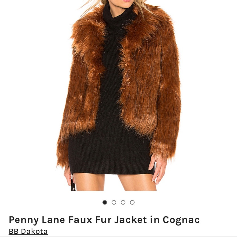 Faux fur jacket